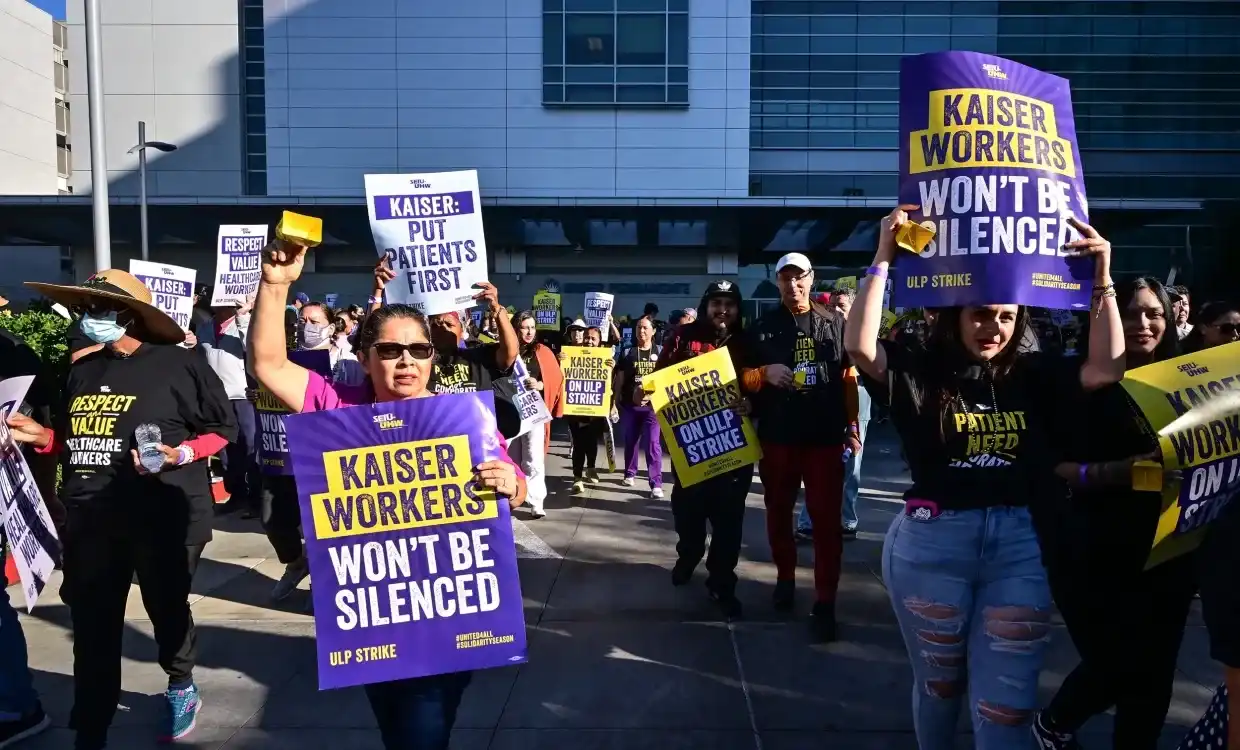 Kaiser Permanente Strike is largest Healthcare Strike in U.S. History. 75,000 employees are on strike.